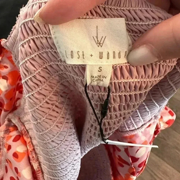 NWT Lost + Wander Smocked Dress - Picture 2 of 7